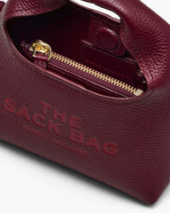 The Micro Crossbody Sack Bag - Cherry