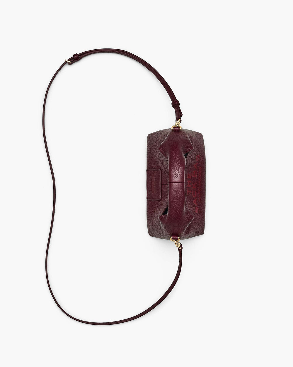 The Micro Crossbody Sack Bag - Cherry