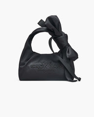 The Bow Nylon Mini Sack Bag - Black