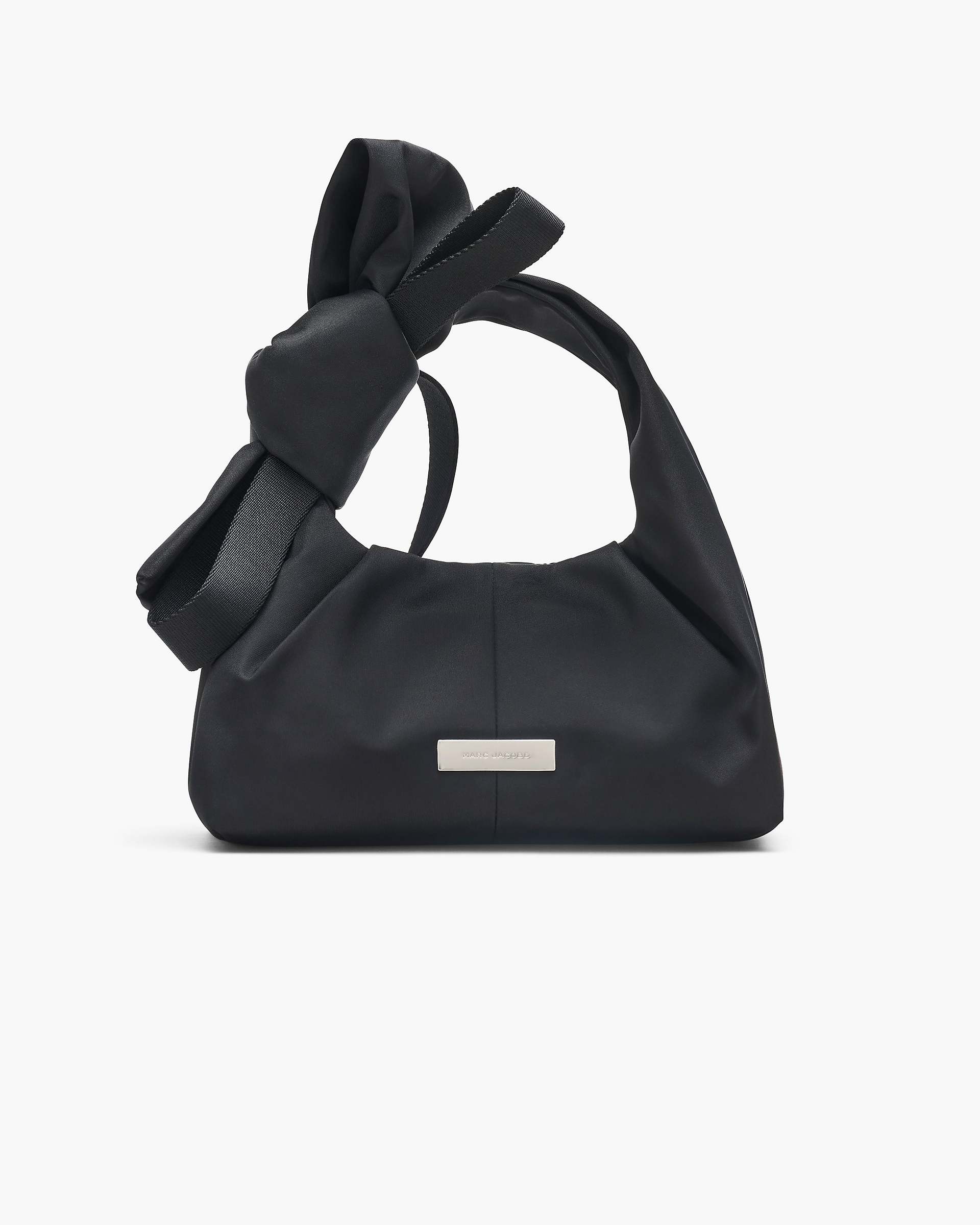 The Bow Nylon Mini Sack Bag - Black