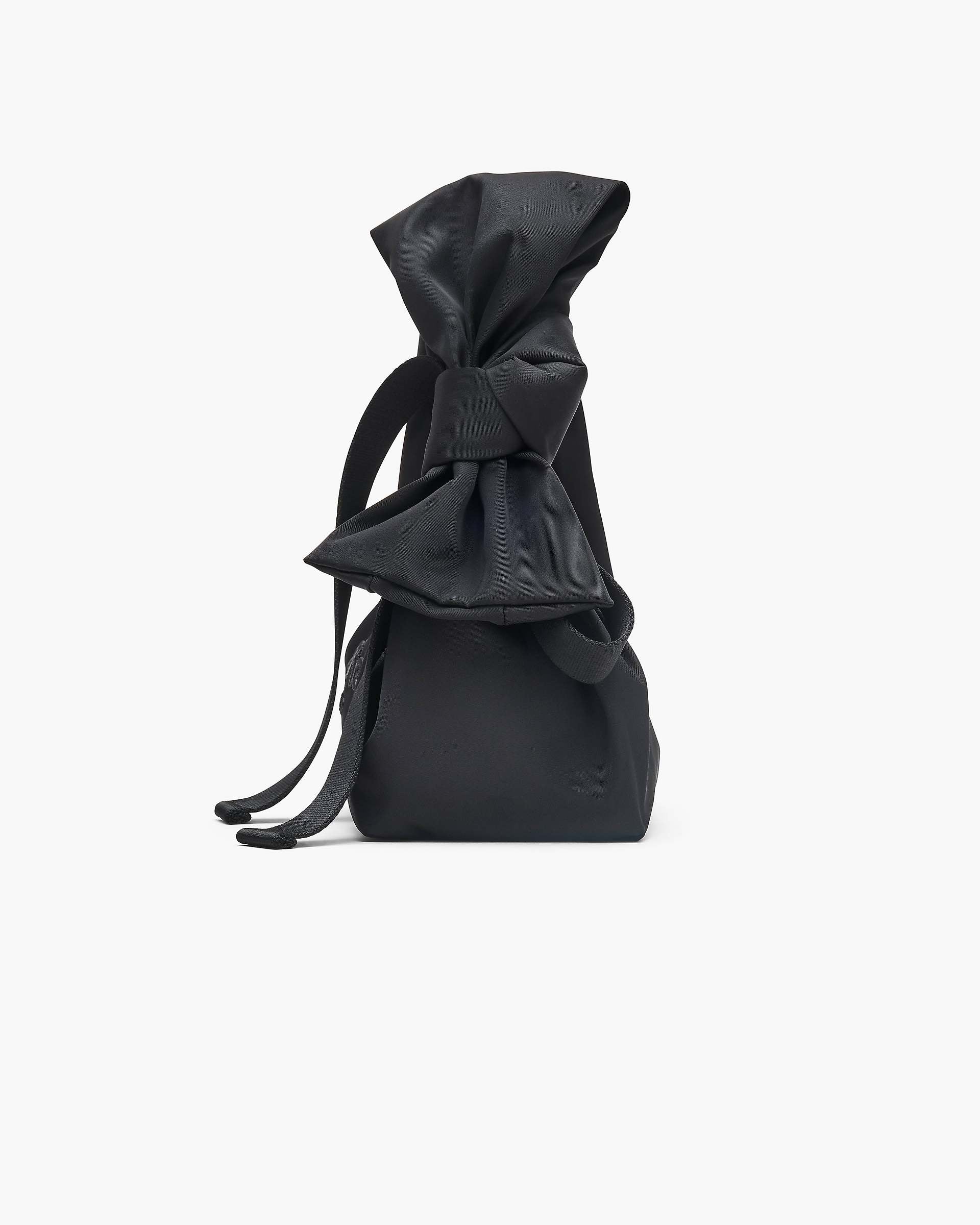 The Bow Nylon Mini Sack Bag - Black