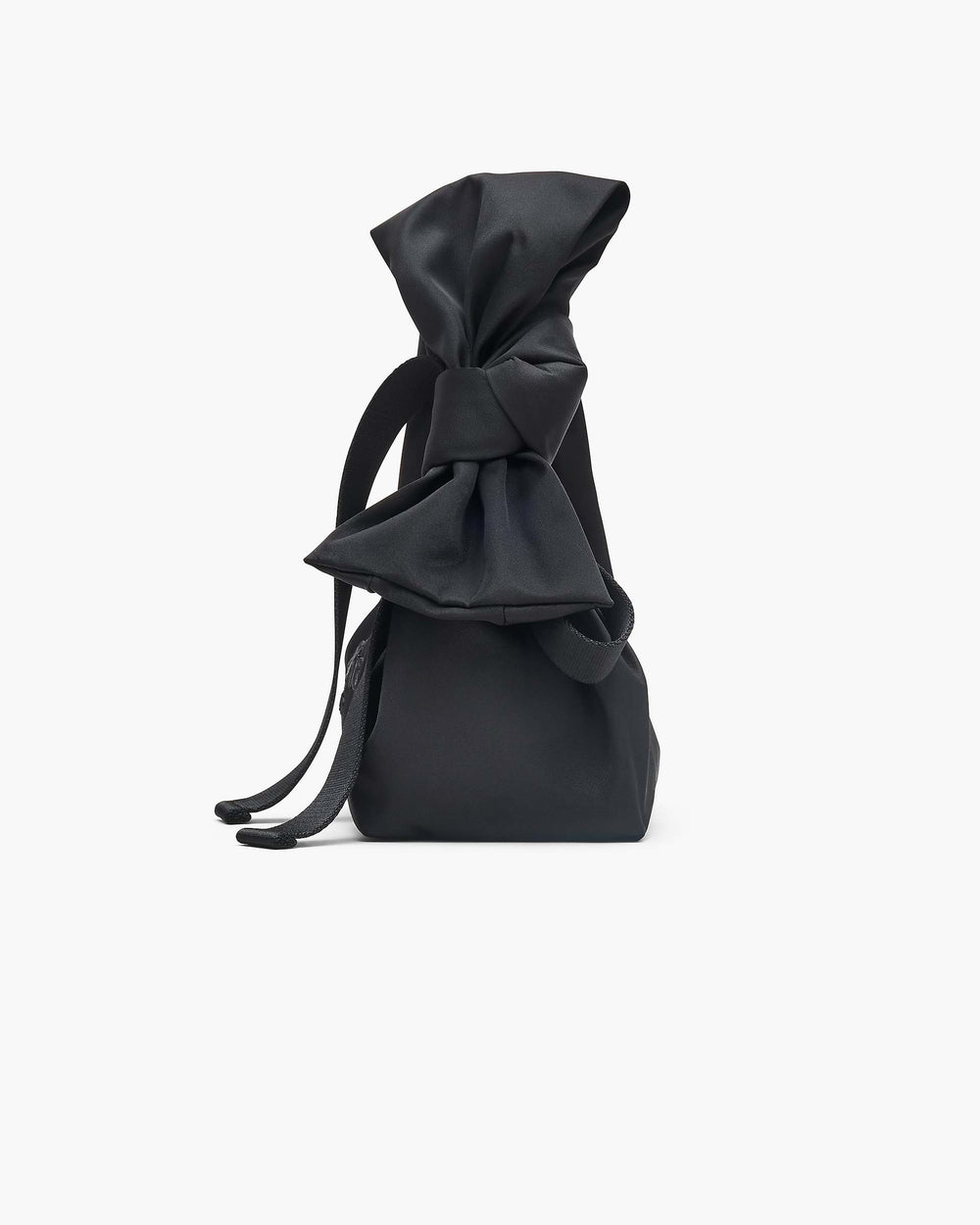The Bow Nylon Mini Sack Bag - Black