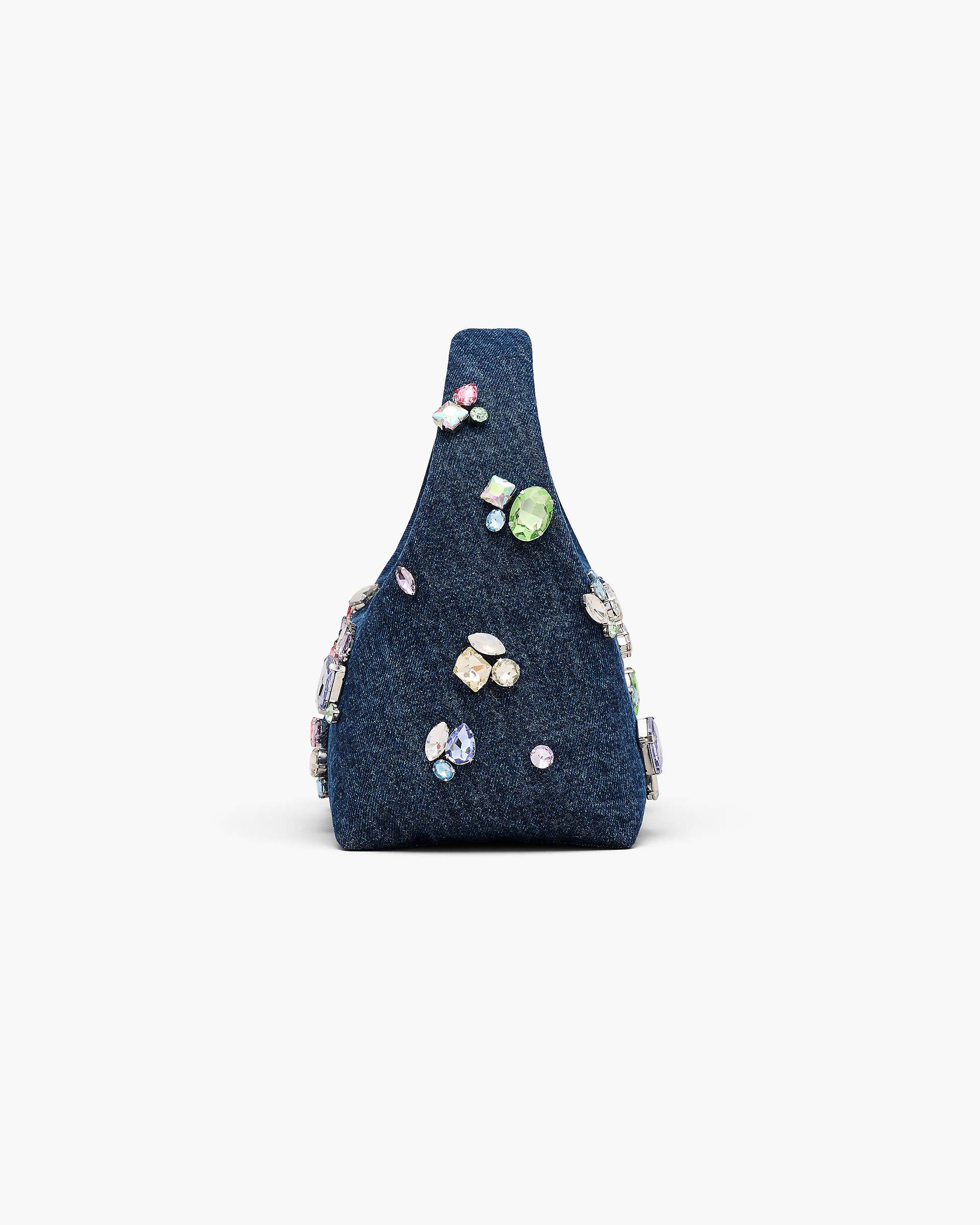 The Gem Denim Mini Sack Bag - Indigo
