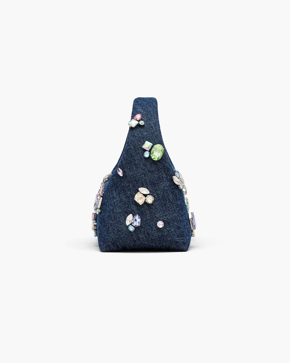 The Gem Denim Mini Sack Bag - Indigo