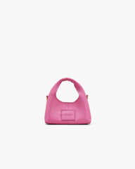 The Micro Crossbody Sack Bag - Bow Pink