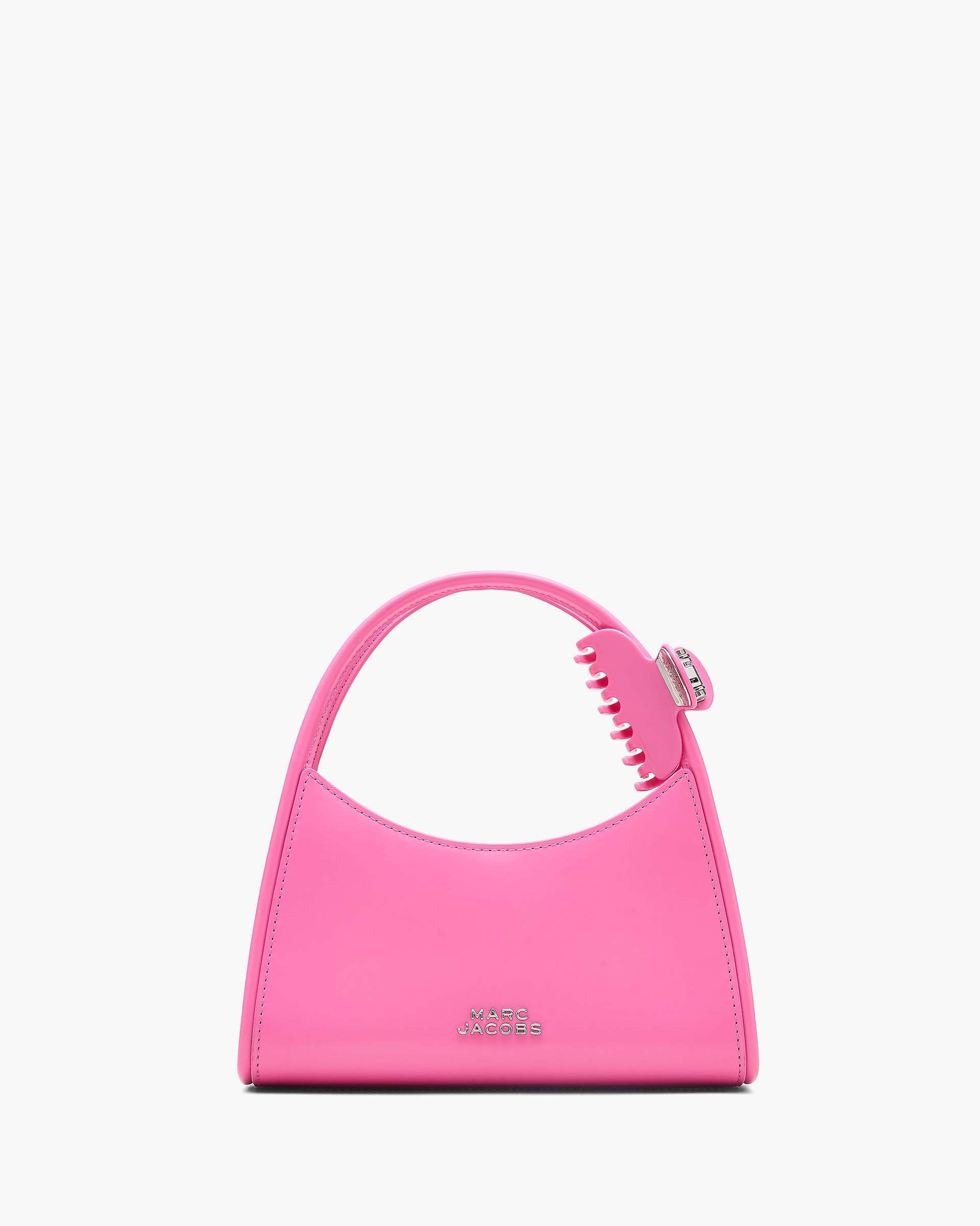 The Claw Clip Crossbody Bag - Bow Pink