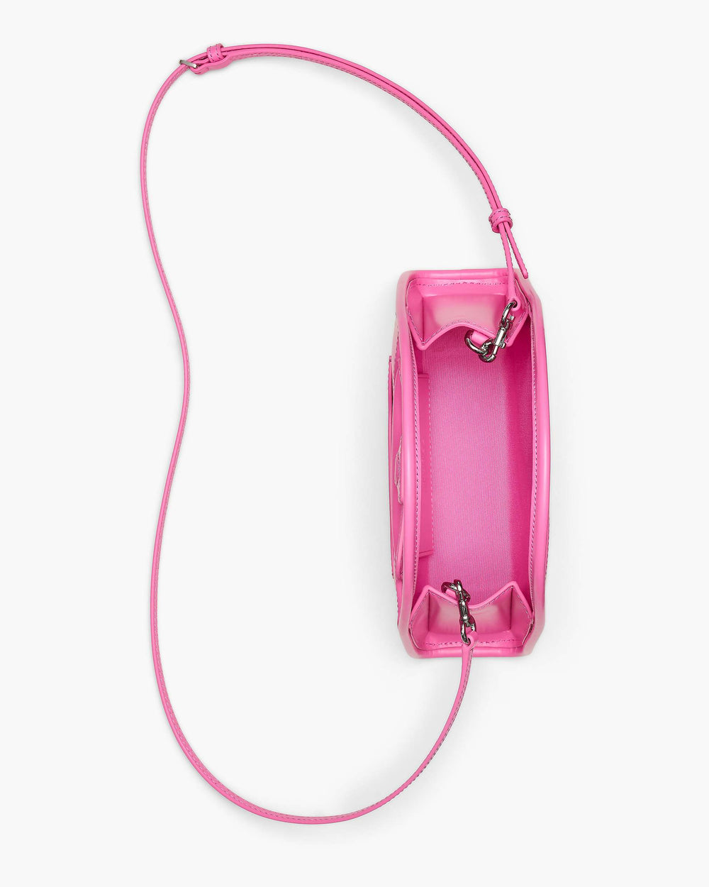 The Claw Clip Crossbody Bag - Bow Pink
