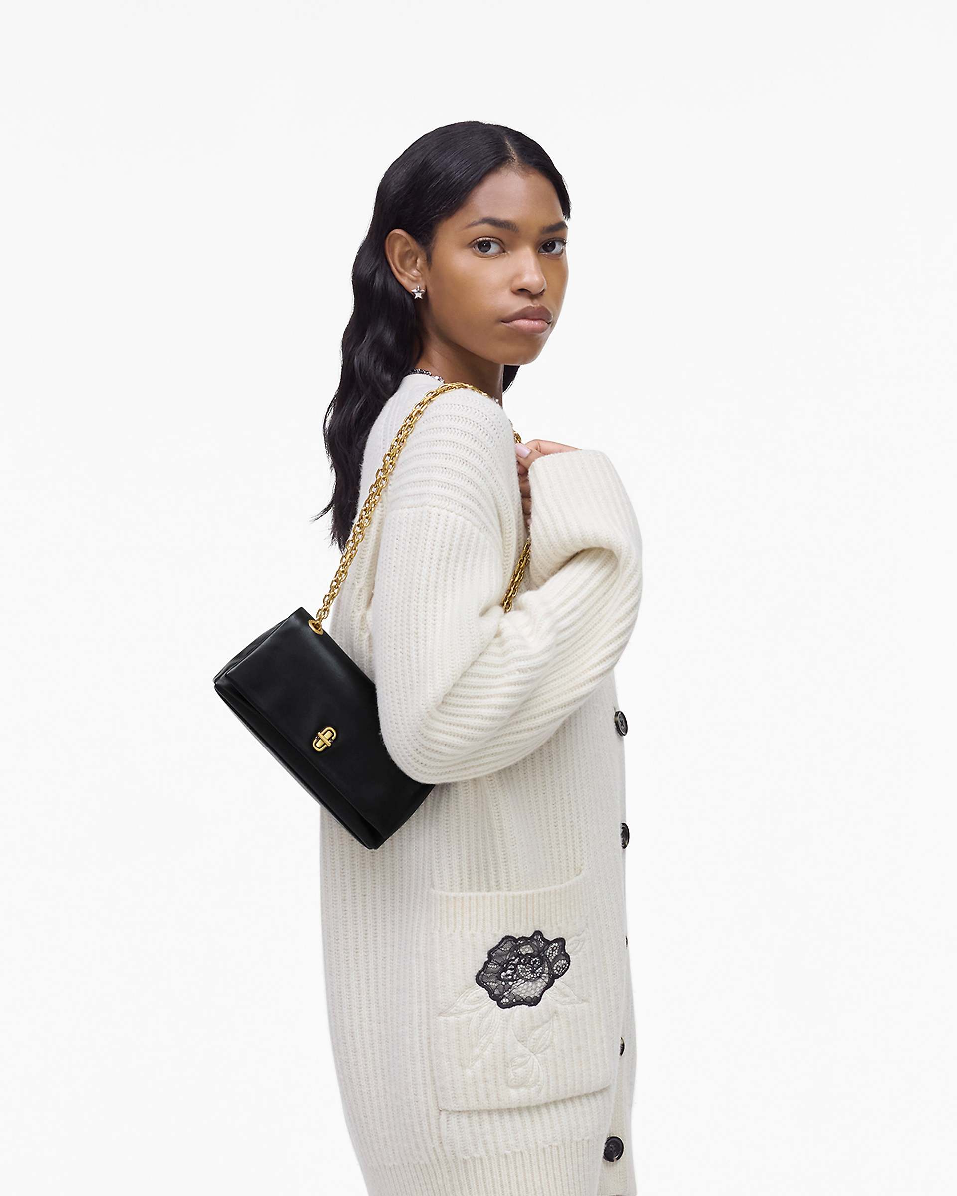 The Dual Chain Mini Bag - Black