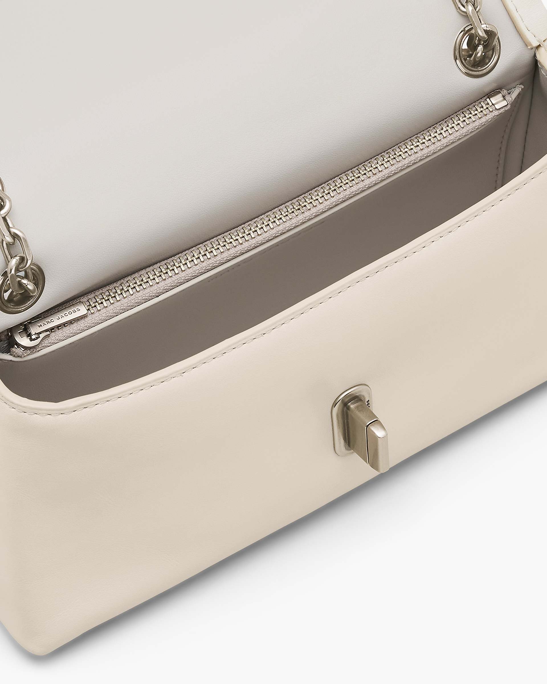 The Dual Chain Mini Bag - Cloud White