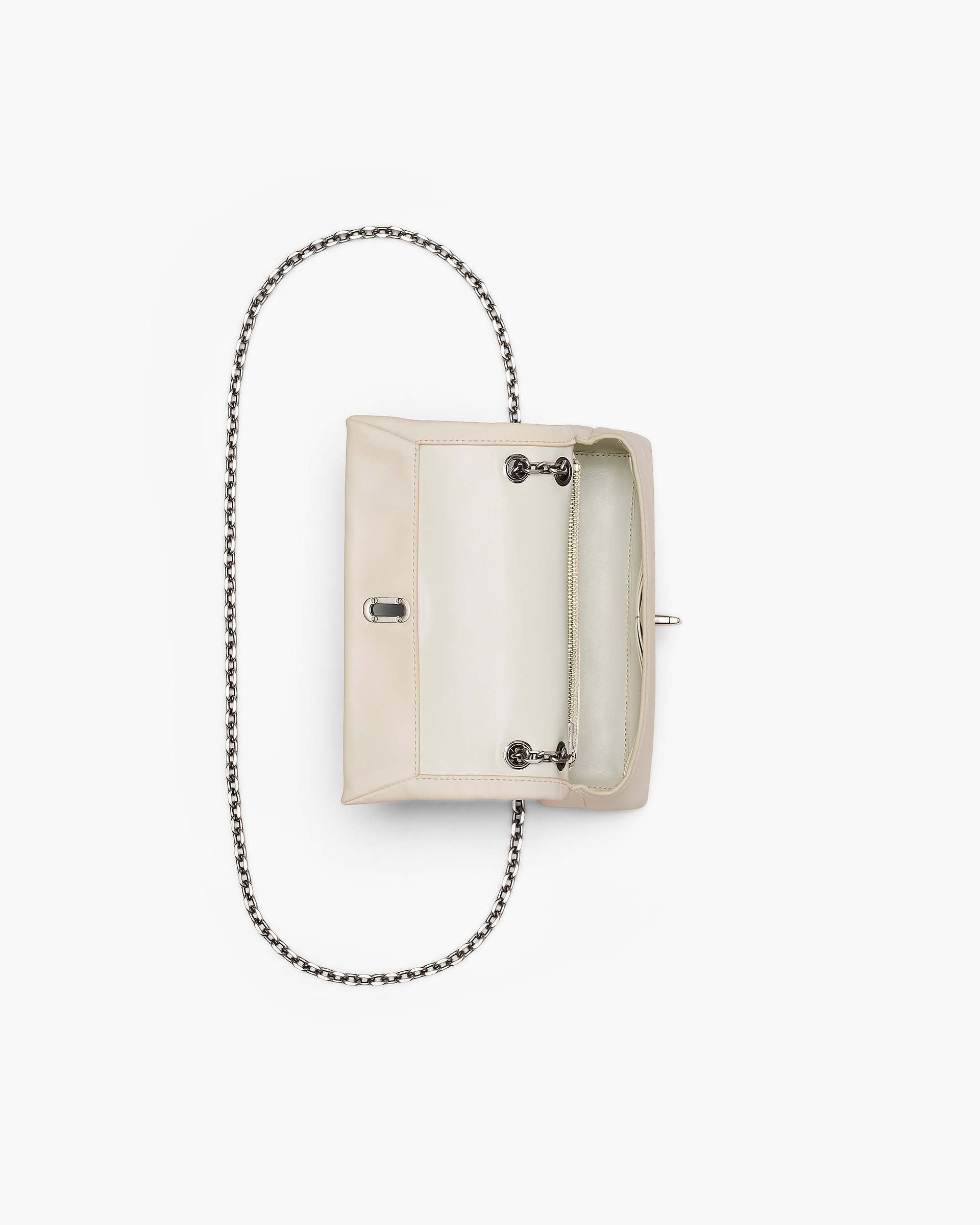 The Dual Chain Mini Bag - Cloud White