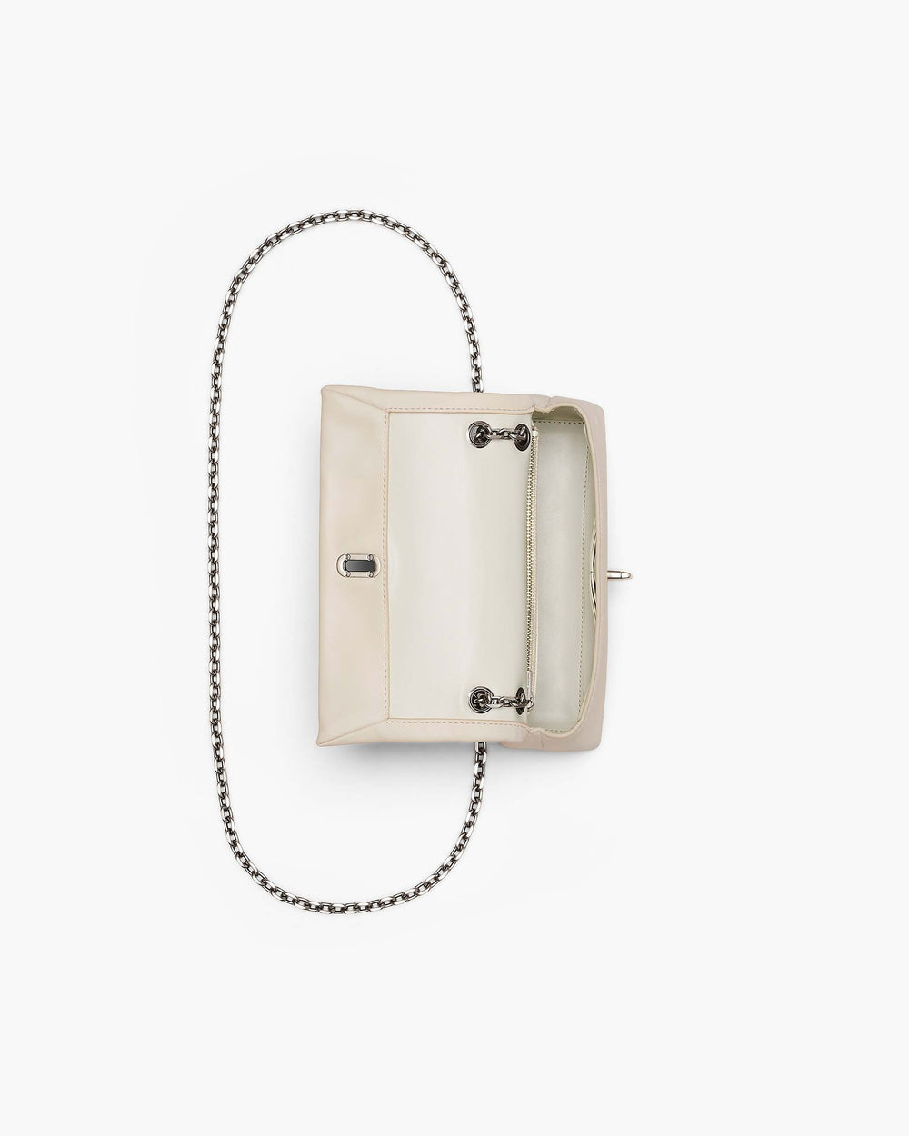 The Dual Chain Mini Bag - Cloud White