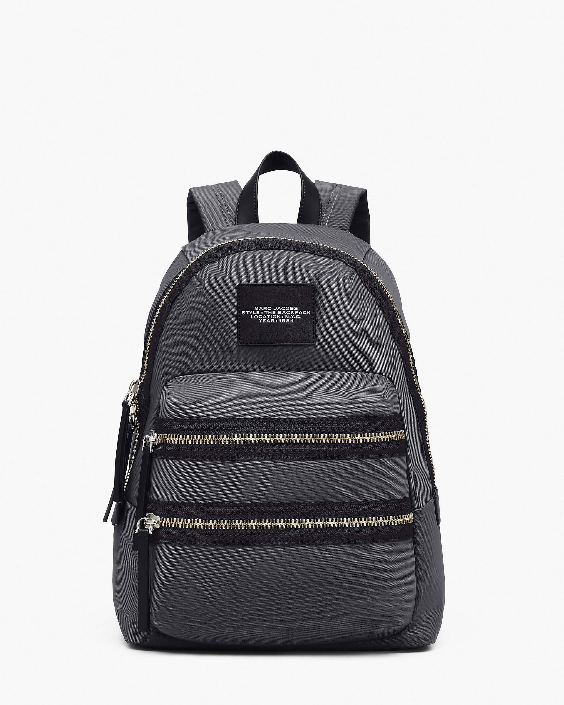 The Biker Nylon Large Backpack - Dark Shadow|Dark Shadow
