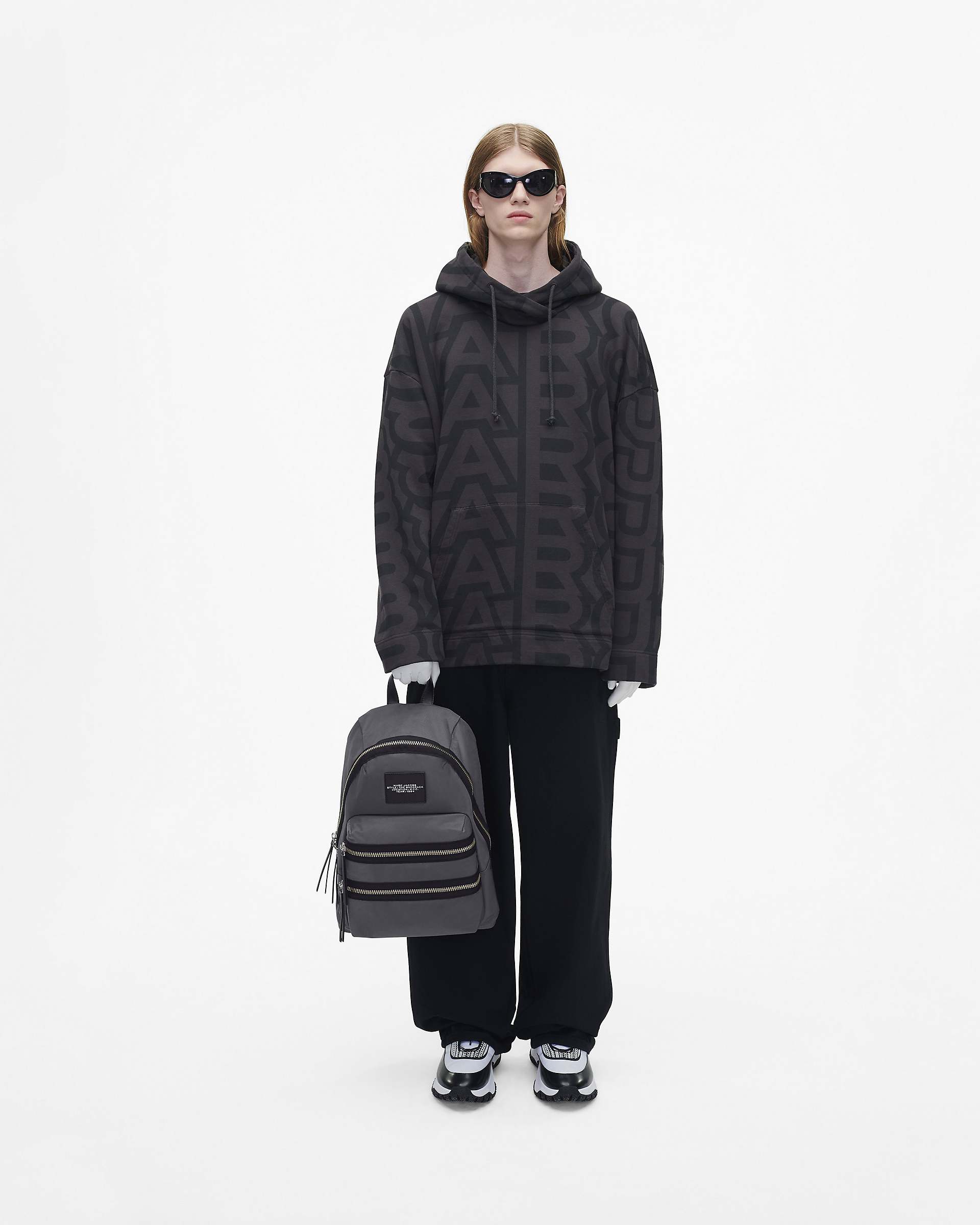 The Biker Nylon Large Backpack - Dark Shadow|Dark Shadow
