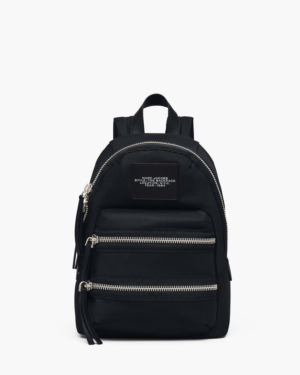The Biker Nylon Medium Backpack - Black|Black