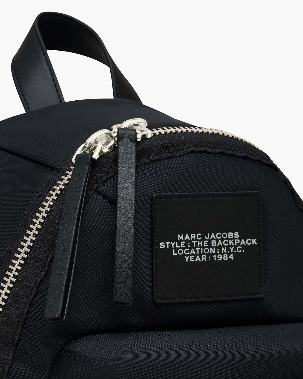 The Biker Nylon Medium Backpack - Black|Black