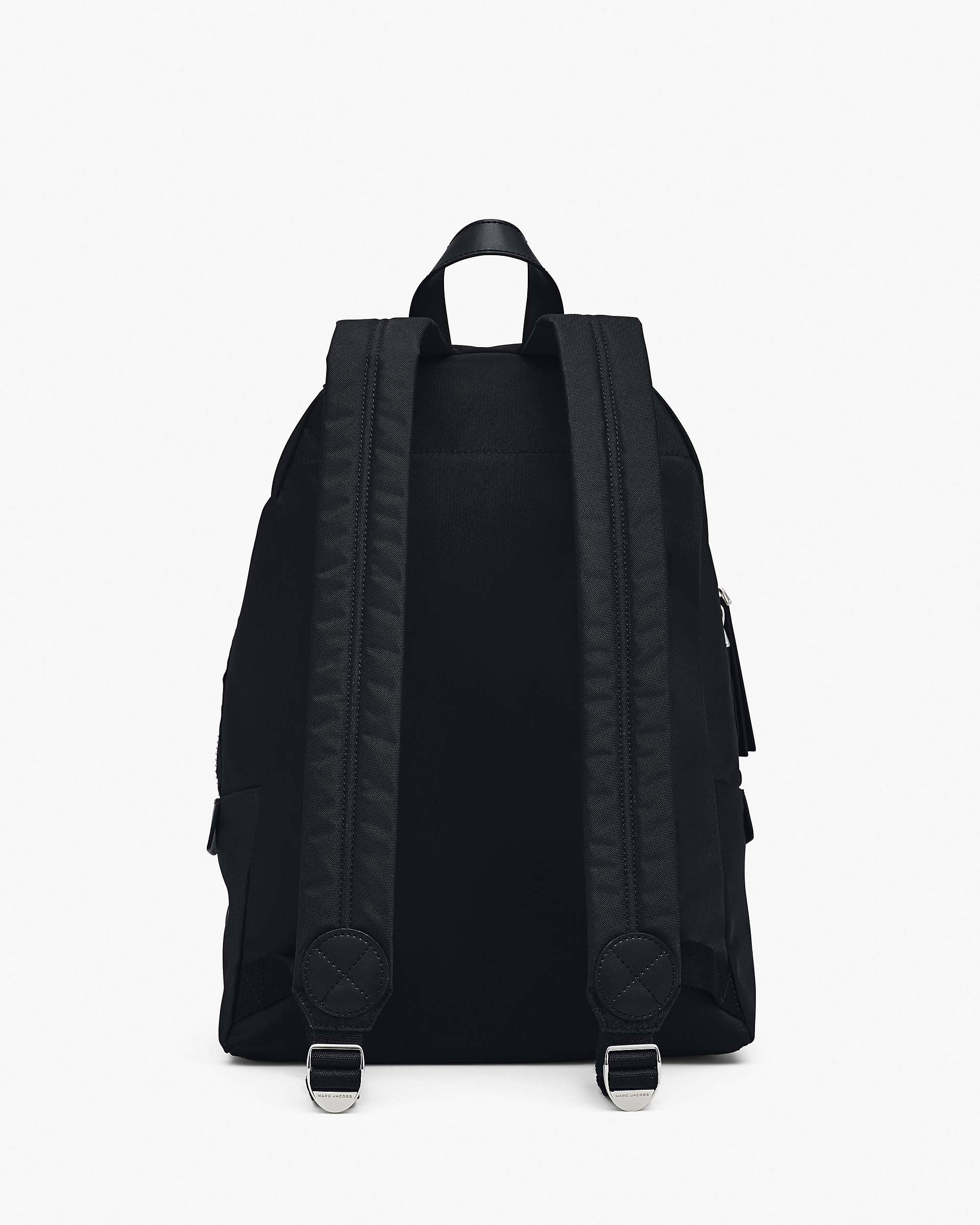The Biker Nylon Large Backpack - Black|Black