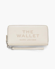The Leather Continental Wallet - Cotton