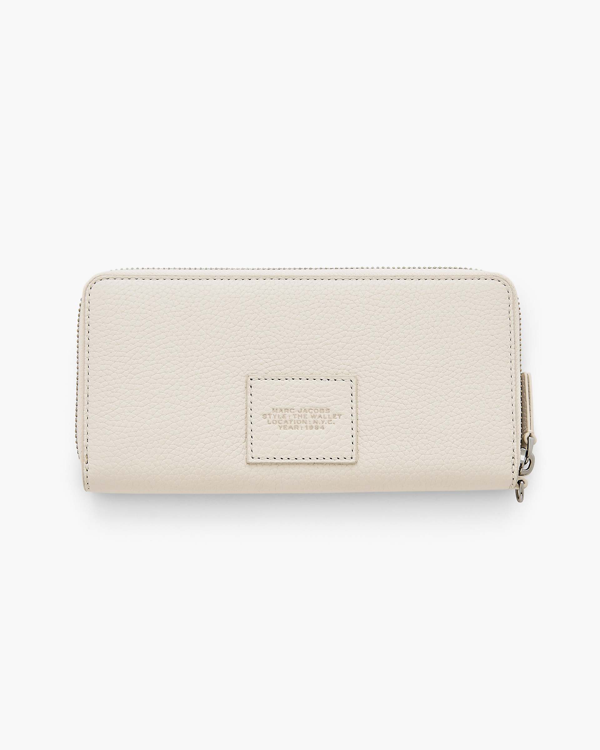 The Leather Continental Wallet - Cotton