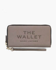 The Leather Continental Wallet - Cement