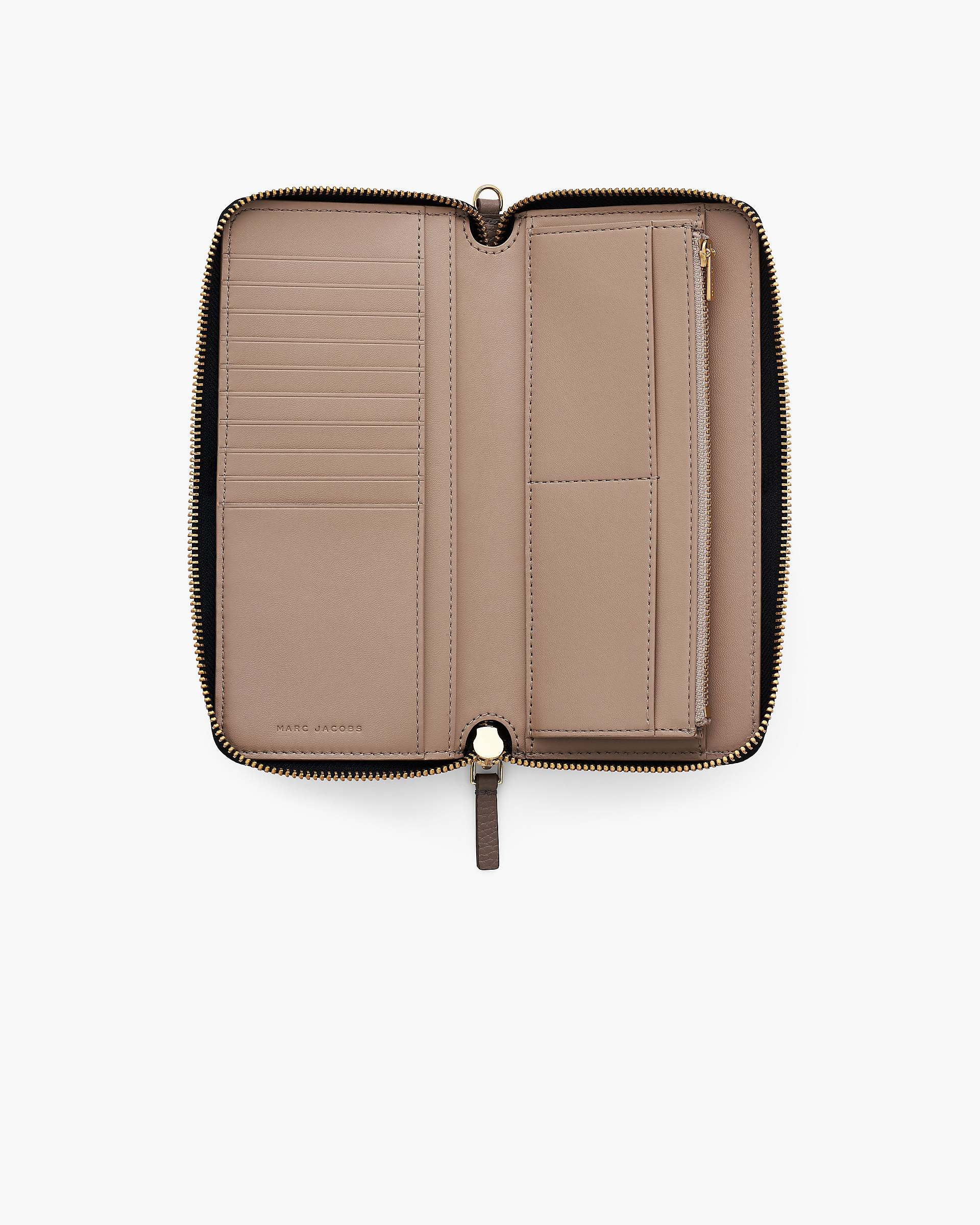 The Leather Continental Wallet - Cement