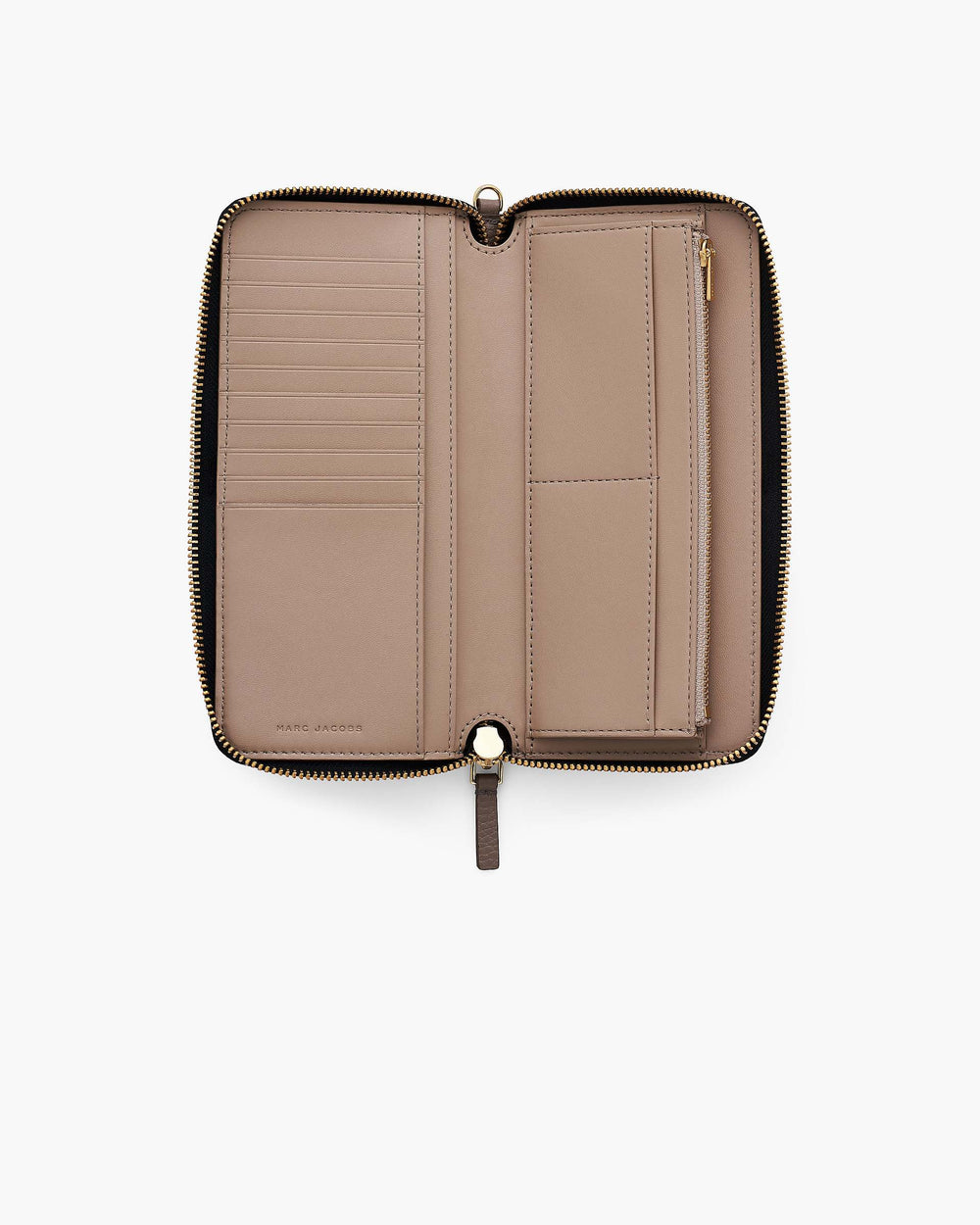 The Leather Continental Wallet - Cement