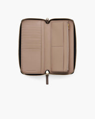 The Leather Continental Wallet - Cement
