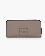 The Leather Continental Wallet - Cement