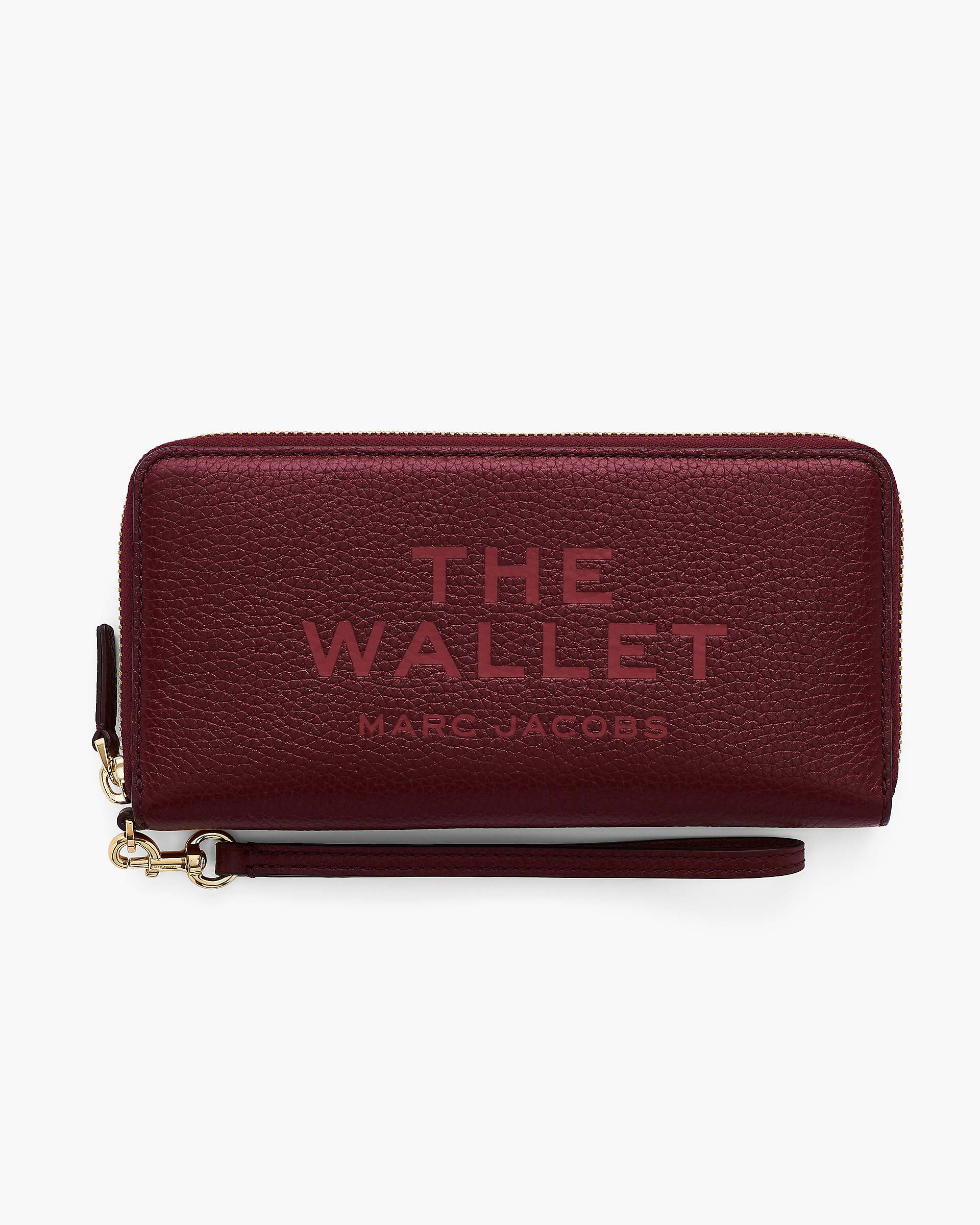 The Leather Continental Wallet - Cherry