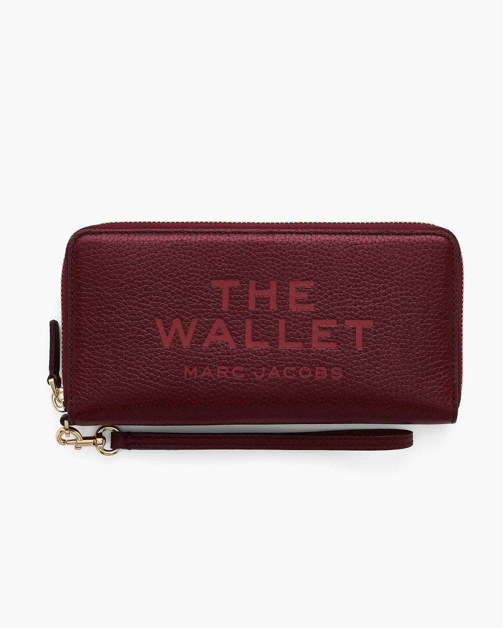 The Leather Continental Wallet - Cherry