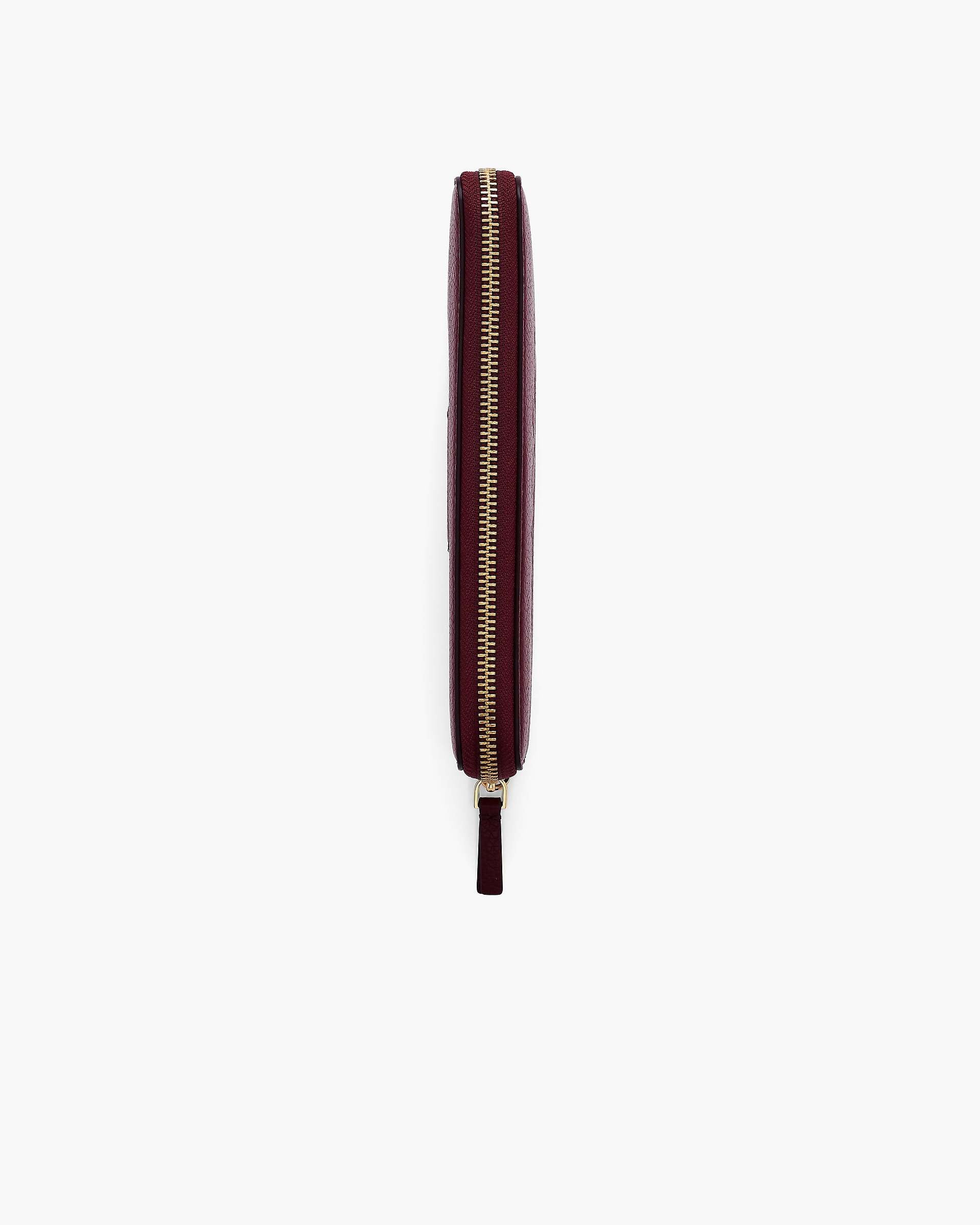 The Leather Continental Wallet - Cherry
