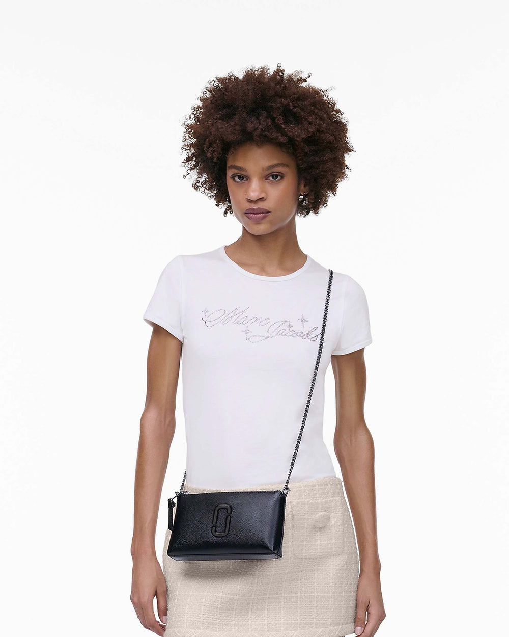 The Snapshot Convertible Shoulder Bag - Cloud White Multi
