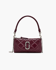 The Quilted Snapshot Convertible Shoulder Bag - Dark Plum