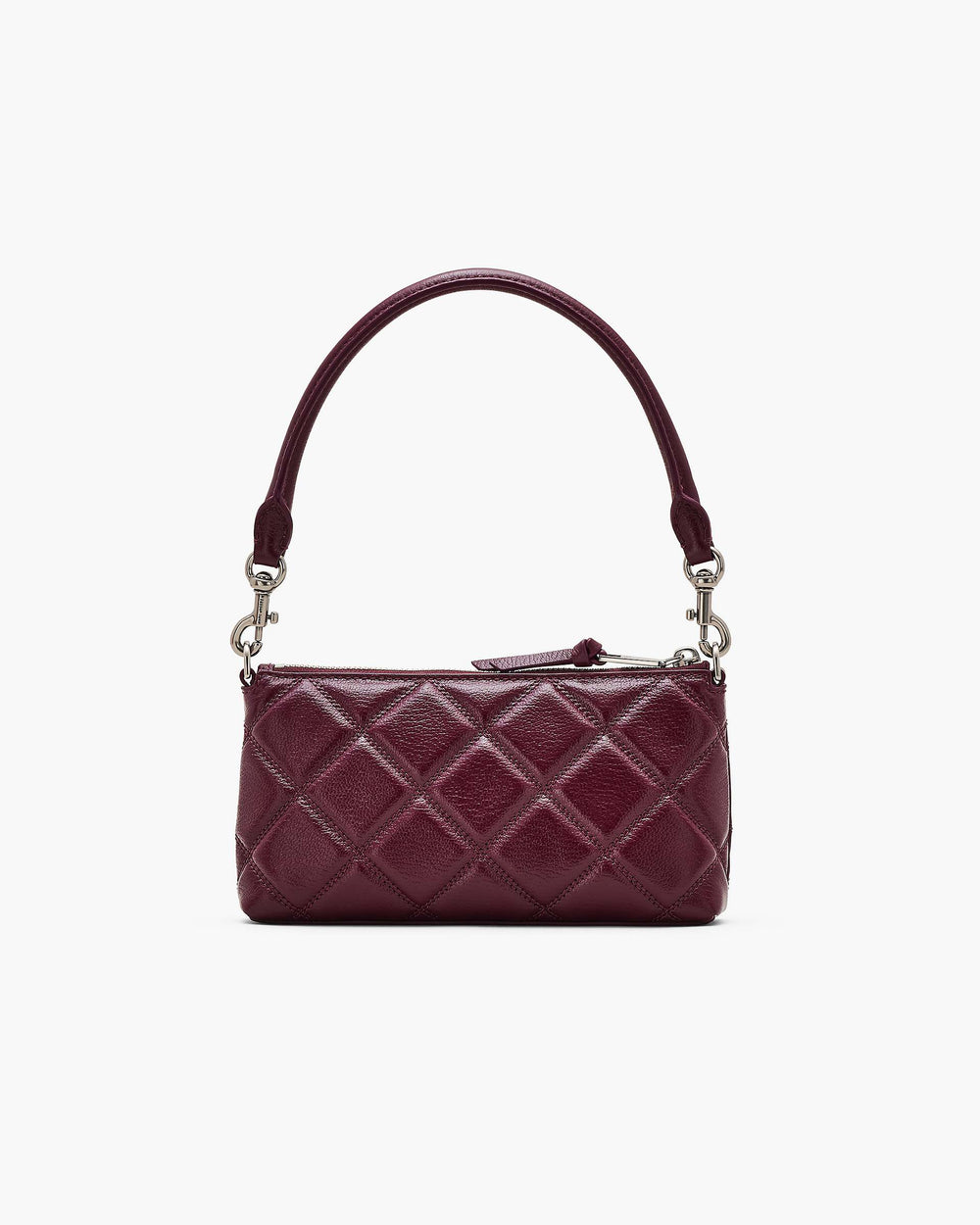 The Quilted Snapshot Convertible Shoulder Bag - Dark Plum