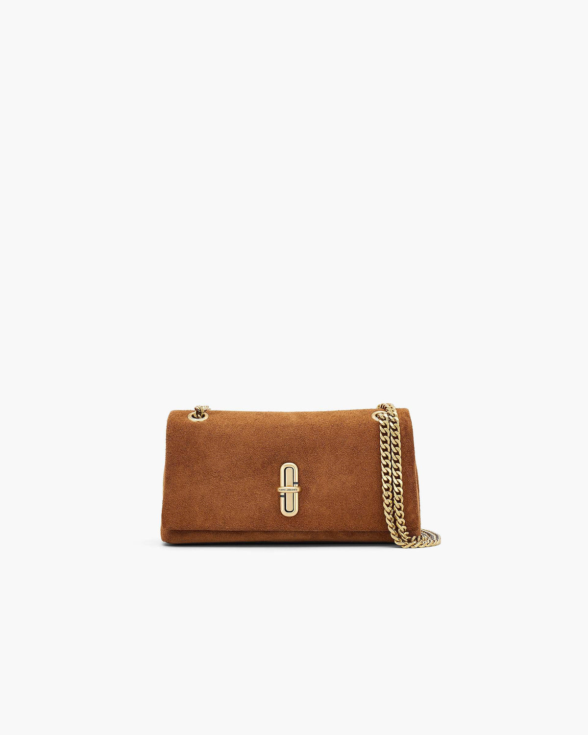 The Suede Dual Chain Mini Bag - Copper