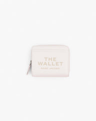 The Leather Mini Compact Wallet - Cotton|Cotton