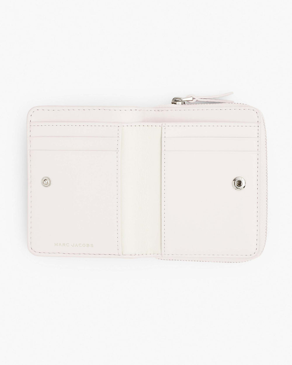 The Leather Mini Compact Wallet - Cotton|Cotton