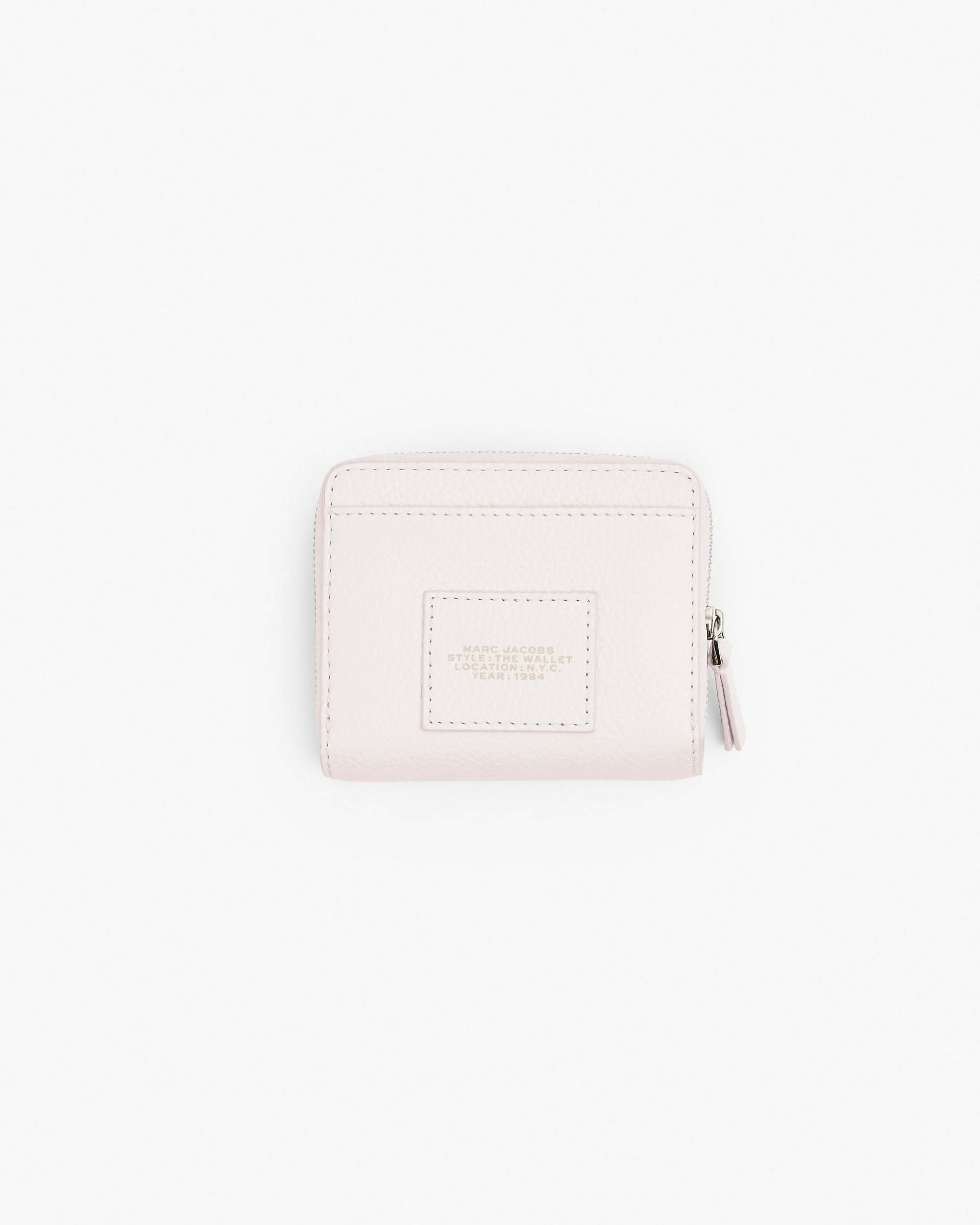 The Leather Mini Compact Wallet - Cotton|Cotton
