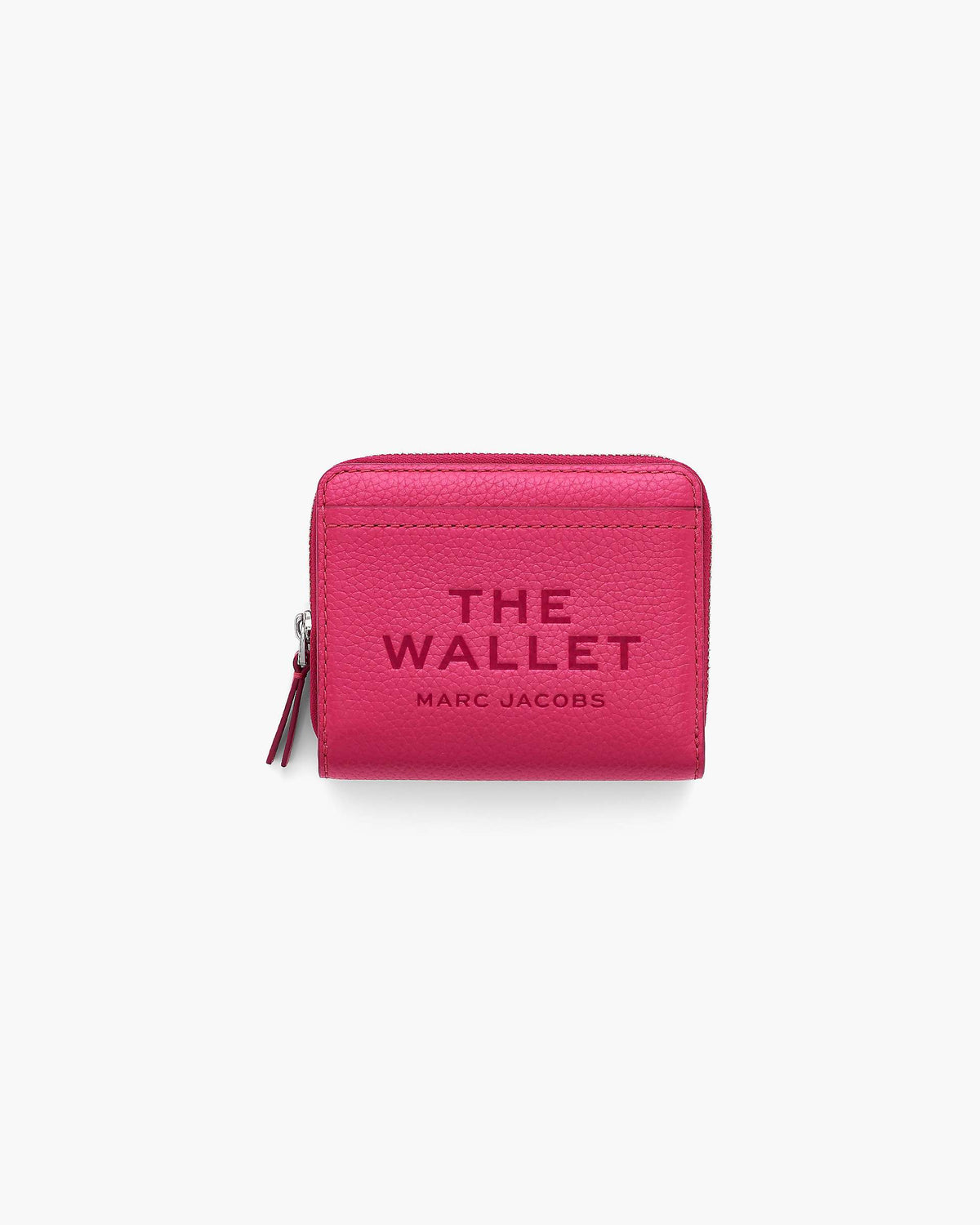 The Leather Mini Compact Wallet - Raspberry Pink|Raspberry Pink
