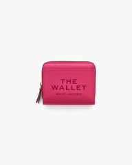 The Leather Mini Compact Wallet - Raspberry Pink|Raspberry Pink