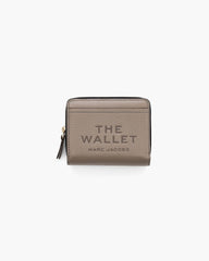 The Leather Mini Compact Wallet - Cement|Cement