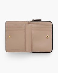 The Leather Mini Compact Wallet - Cement|Cement