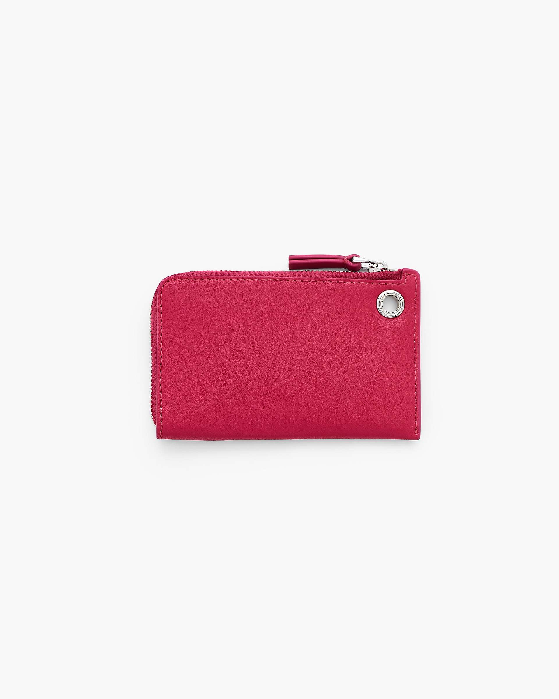 The Top Zip Charm Wallet - Raspberry Pink