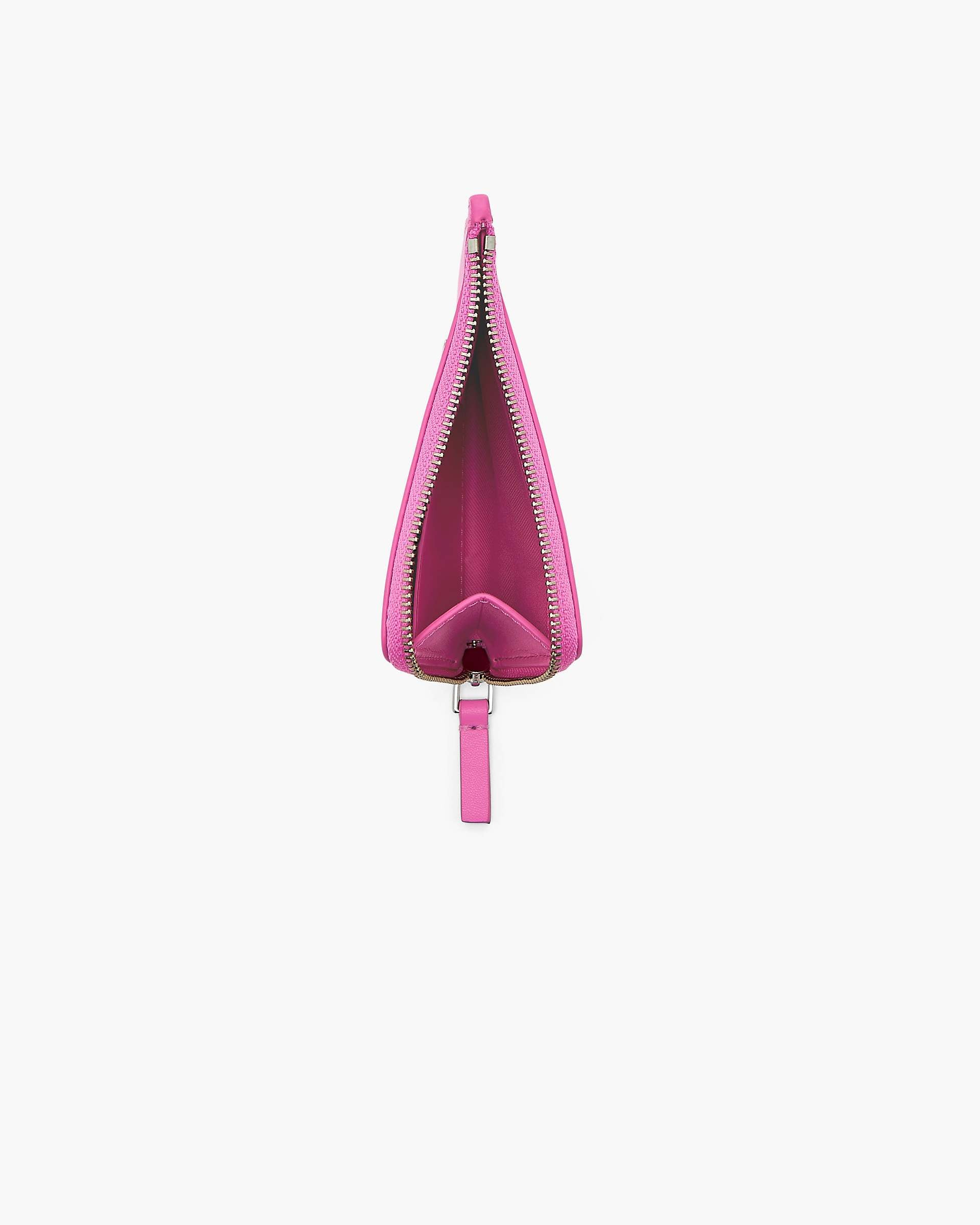 The Top Zip Charm Wallet - Bow Pink