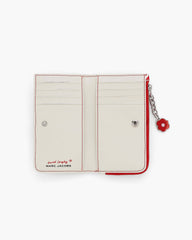 David Shrigley X Marc Jacobs Everyday Logo Slim Wallet - Red Multi