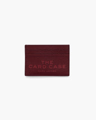 The Leather Card Case - Cherry