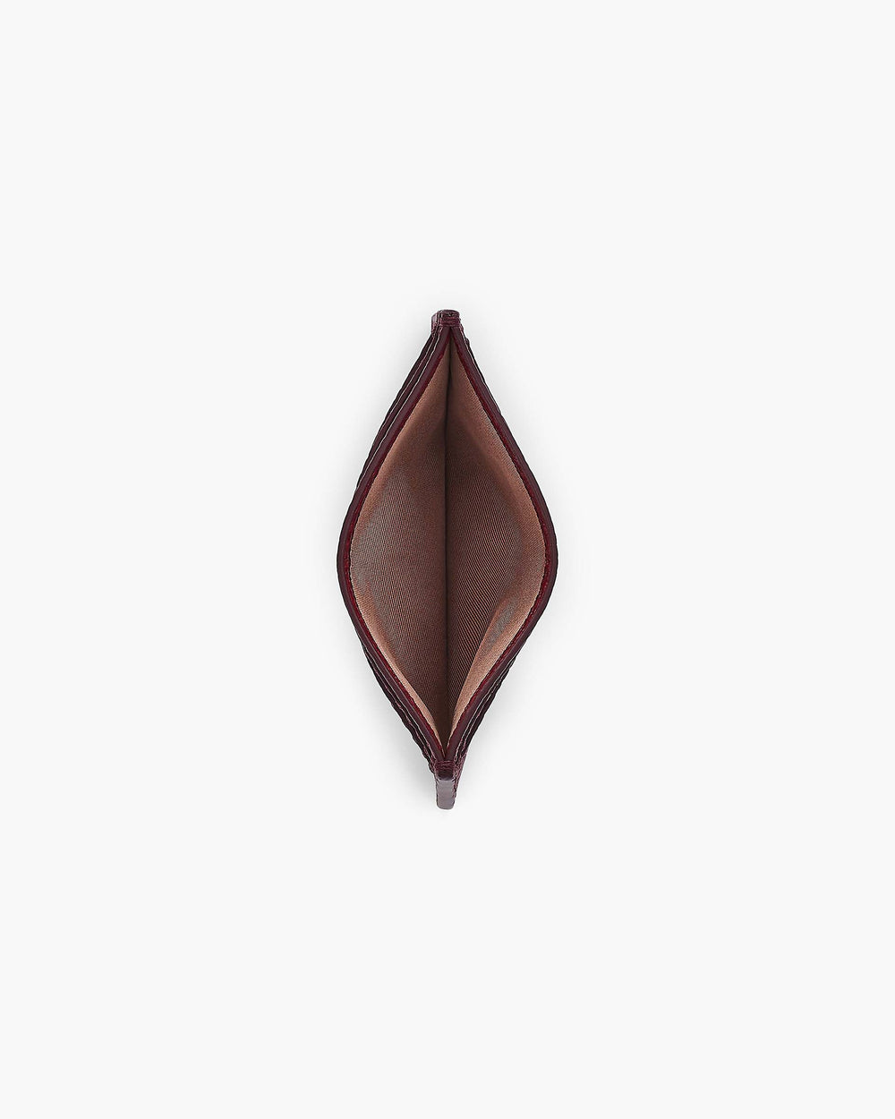 The Leather Card Case - Cherry