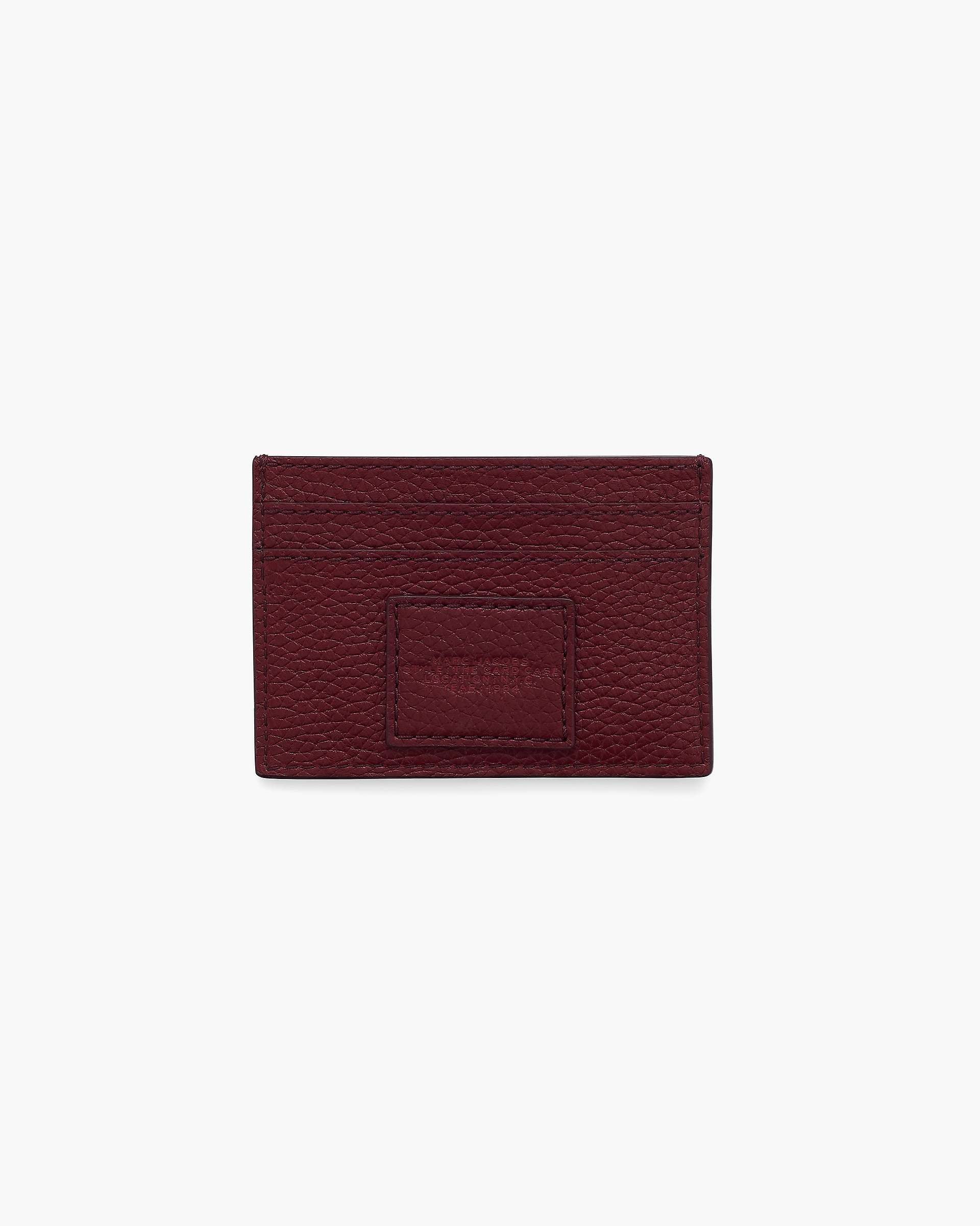 The Leather Card Case - Cherry