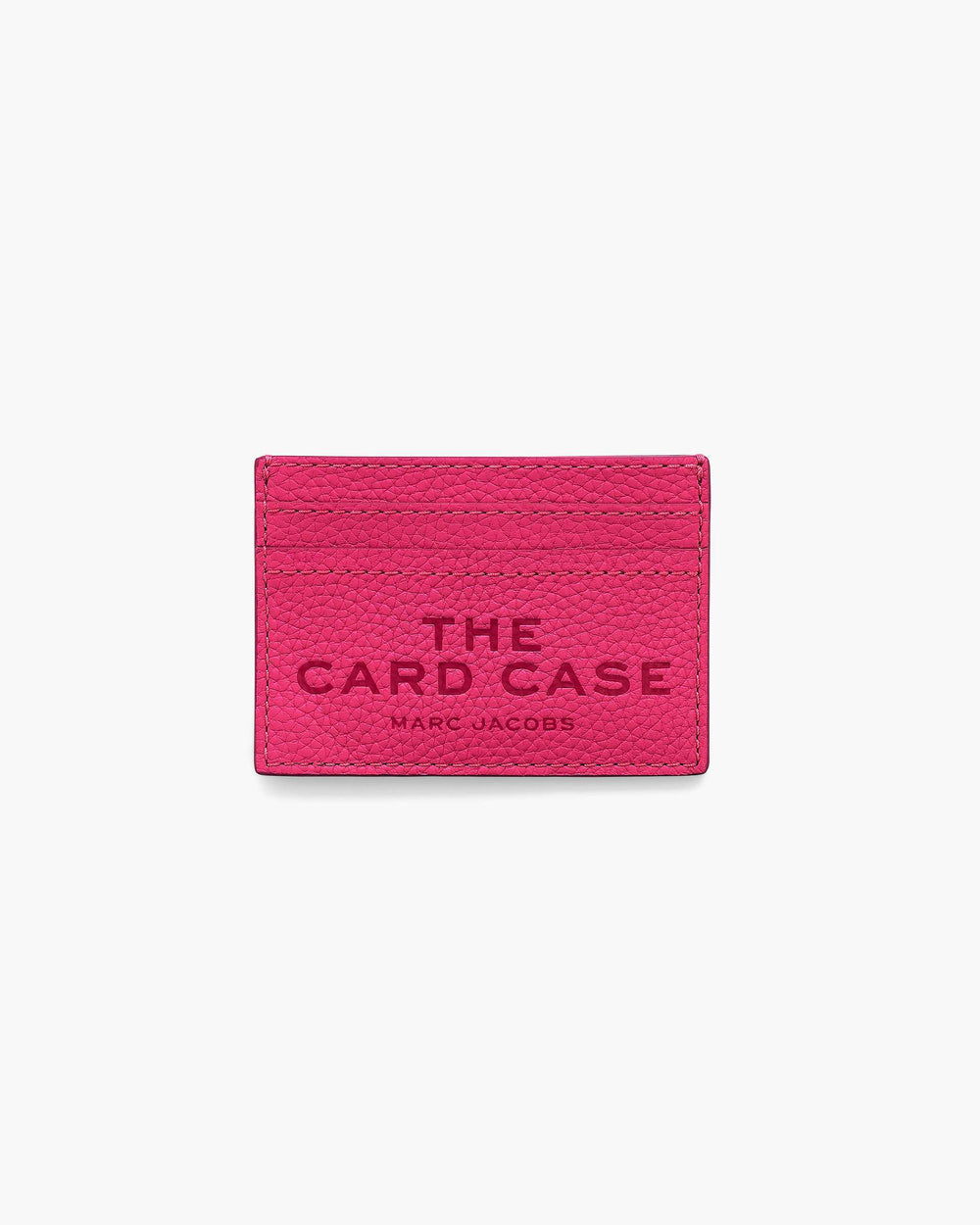 The Leather Card Case - Raspberry Pink