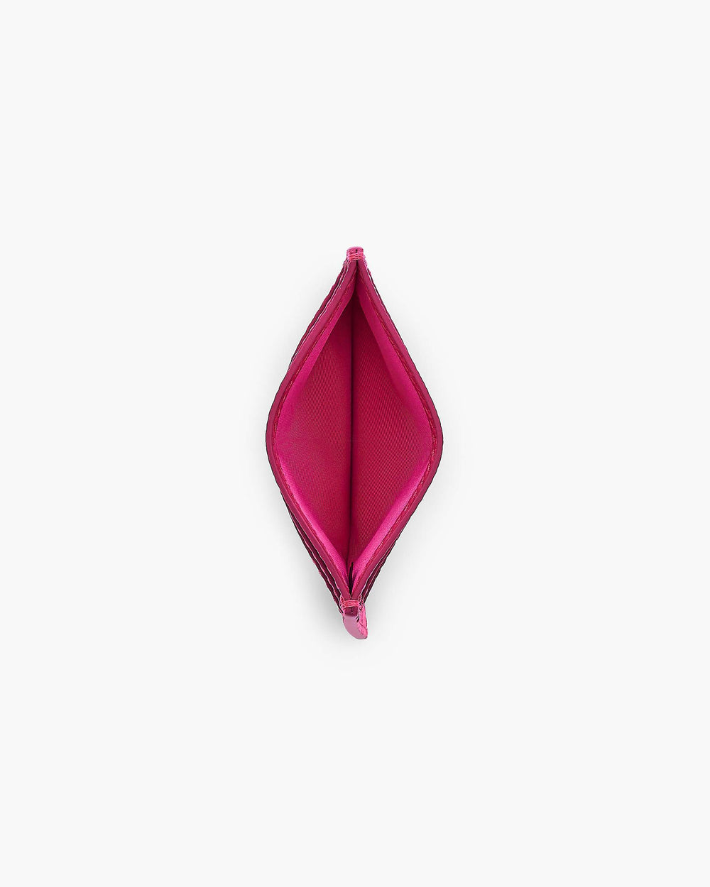 The Leather Card Case - Raspberry Pink