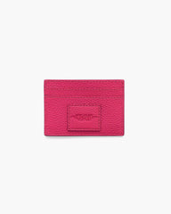 The Leather Card Case - Raspberry Pink